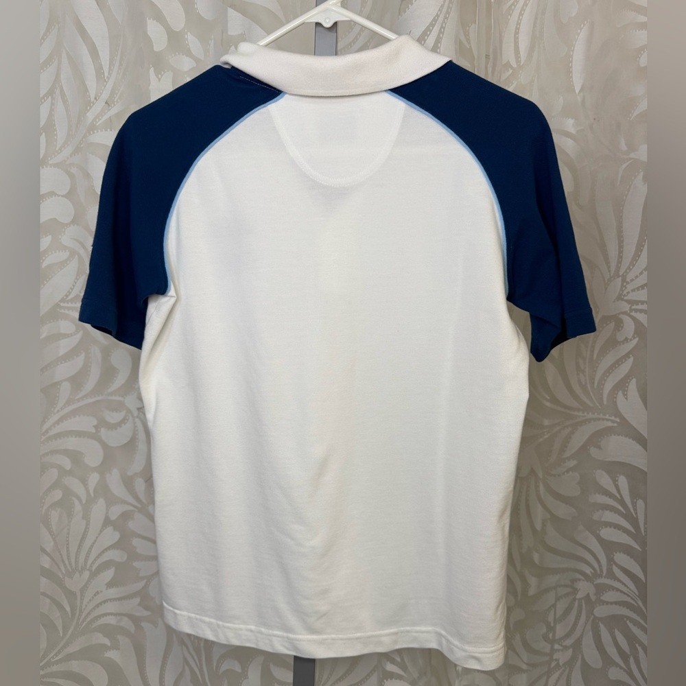 ⛳️ USGA Marshal Blue and White Polo Shirt US Open 2008 Torrey Pines Golf Logo - Picture 3 of 6